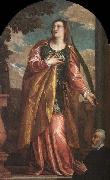 Paolo Veronese St Lucy and a Donor Sweden oil painting artist